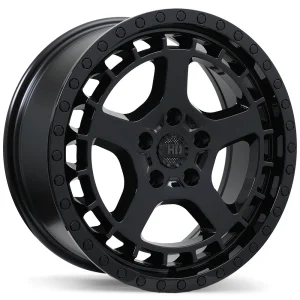 Fast HD – Overland – Black – 17″x7.5″ 45mm – All weather Wheels – F266-1775-73BN+45C715